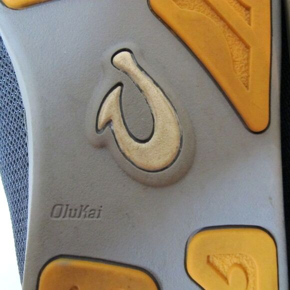 OluKai Nohea Mesh Shoes Men's‎ Size 10.5 Gray Comfort Cushioned - Picture 10 of 11